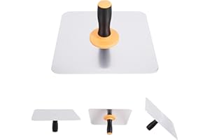 Plaster Mortar Board Holder, Aluminium Plastering Hawk with Comfortable Grip Handle, Home Paint with Handle Finishing Plaster