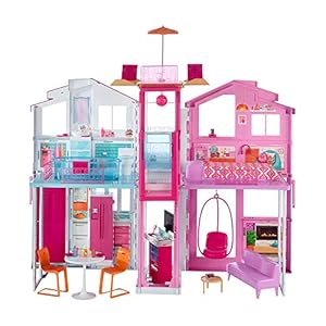 Barbie - Supercasa - casa muñecas, regalo para niñas y niños 3-9 años Mattel