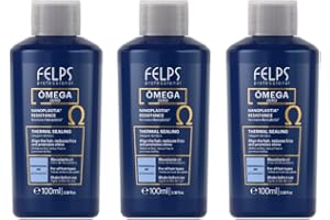Kit 3 Mini Felps Professional Omega Zero Nanoplastia Hair Straightening Treatment, Formaldehyde-Free, with Macadamia Oil, Mini 3x3.38 fl.oz