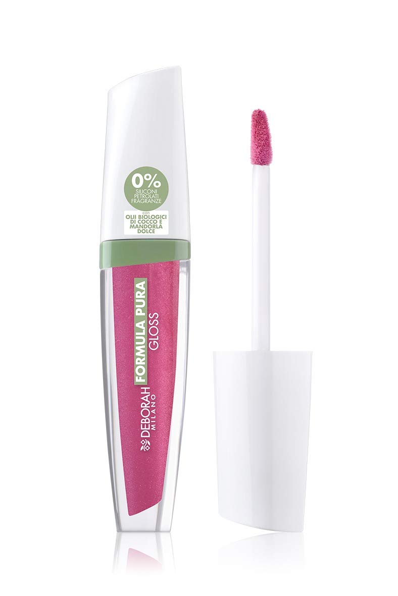 Deborah Gloss Formula Pure N.04 Fuchsia, Paraben Free, Extra Finish, with a Mix of Natural Oils with Soothing, Soothing, Moisturizing and Anti-Aging Properties