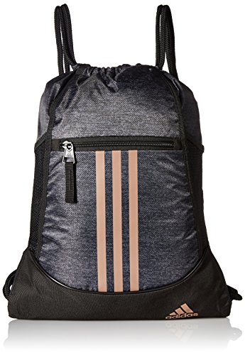 adidas Alliance II Sack Pack, One Size, Black Jersey/Black/Bronze