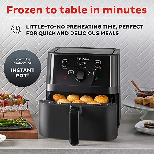 Instant Pot Vortex 5.7QT Large Air Fryer Oven Combo, Customizable Smart