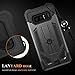 Note 8 Case, Galaxy Note 8 Case, WWW [Heavy Duty] Full-Body Protective Case [Shock Absorption] Rugged Holster Cover with 360° Rotating Back Splint and Kickstand for Samsung Galaxy Note 8 Black
