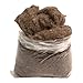 Carded Scoured Wool Filler: 1 lb Bag, Natural Gray