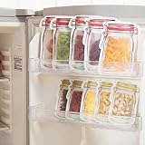 XioNiu 10 PCS Portable Seal Transparent Snacks Moisture-proof Food Storage Bag Decorating & Pastry Bags