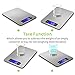 Mosiso - Digital Kitchen Food Scale in Refined Stainless Steel Multifunction with Fingerprint Resistant Coating (11 lbs Edition)