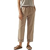 Acelitt Women Drawstring Elastic Waist Pants with Pockets, S-XXL