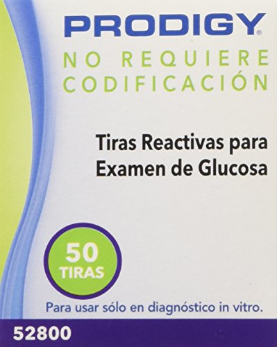 Prodigy No Coding Blood Glucose Test Strips 300 Count (50 Strips x 6 Packs)