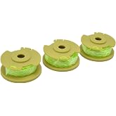 Thonlai HighQuality Trimmer Line Reel Set Easy Installation 0.08" Spool for Cordless String Trimmer, Fast Cutting Works for Gardening Enthusiasts