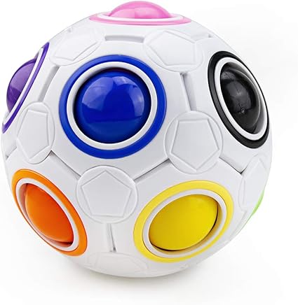 Welltop Magic Rainbow Ball Magique Educatifs Jouets De Puzzle Cube Fidget Twist Anti Stress Balle Pour Enfants Adolescents Adulte 1 Pack Amazon Fr Jeux Et Jouets