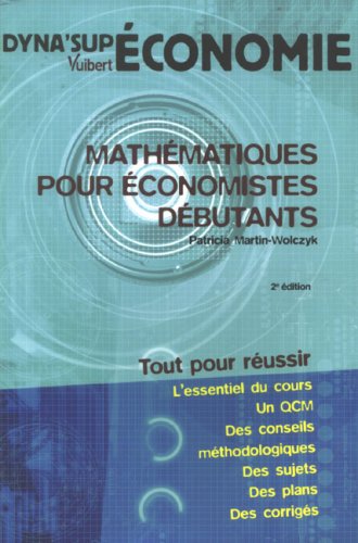 Mathématiques pour économistes débutants