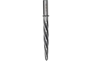 Eujgoov Reamer Drill Bit, HSS6542 Construction Reamer, Bridge Reamer M2 High Speed Steel, 5 Flute Spiral Bridge Reamer for Pr