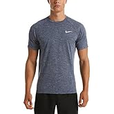Nike Men's Dri-FIT UPF 40+ Hydroguard Swim Tee (XL, Midnight Navy)