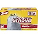 Glad Tall Kitchen DrawstringTrash Bags - 13 Gallon - 45 Count