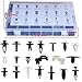 ROLINGER 425PCS Car Retainer Clips Auto Push Pin Rivet Clips Trim Panel Body Plastic Fastener Clips Kit 19 Most Popular Sizes for GM Ford Toyota Honda Chrysler with Plastic Case