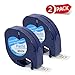 MARKLIFE Replace DYMO LetraTag Label Tape Refills Plastic Label Maker Cassette Black on White 1/2'' W x 13' L 2 Pack