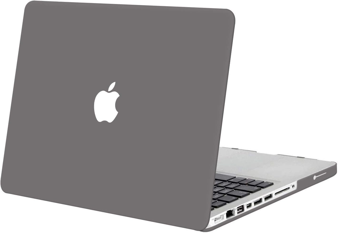 MOSISO Compatible with MacBook Pro 13 inch Case (Model: A1278, with CD-ROM) Old Version Release Early 2012/2011/2010/2009/2008, Protective Plastic Hard Shell Case Cover, Gray