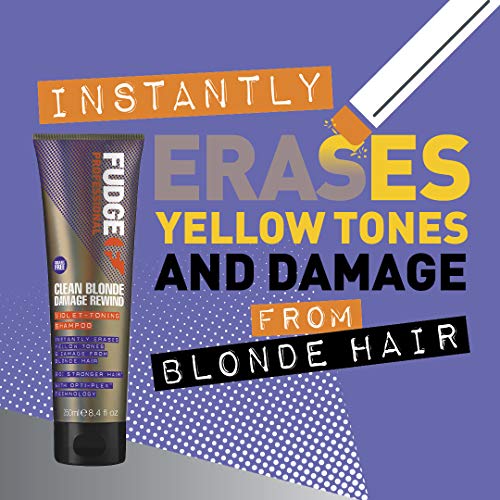 Shampoo by Fudge Clean Blonde Damage Rewind Violet-Toning Shampoo 250ml