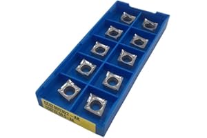 GBJ 10PCS CGT32.50.5 CCGT32.51 CCGT32.52 -AK 80° Diamond Aluminum Cutter Aluminum Inserts Cutting Tool Turning Tool CNC Tools AL+TIN Alloy Wood (CCGT32.50.5)