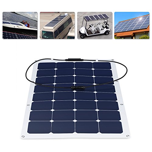 SUAOKI 100W 18V 12V Solar Panel Charger SunPower Cell Ultra Thin