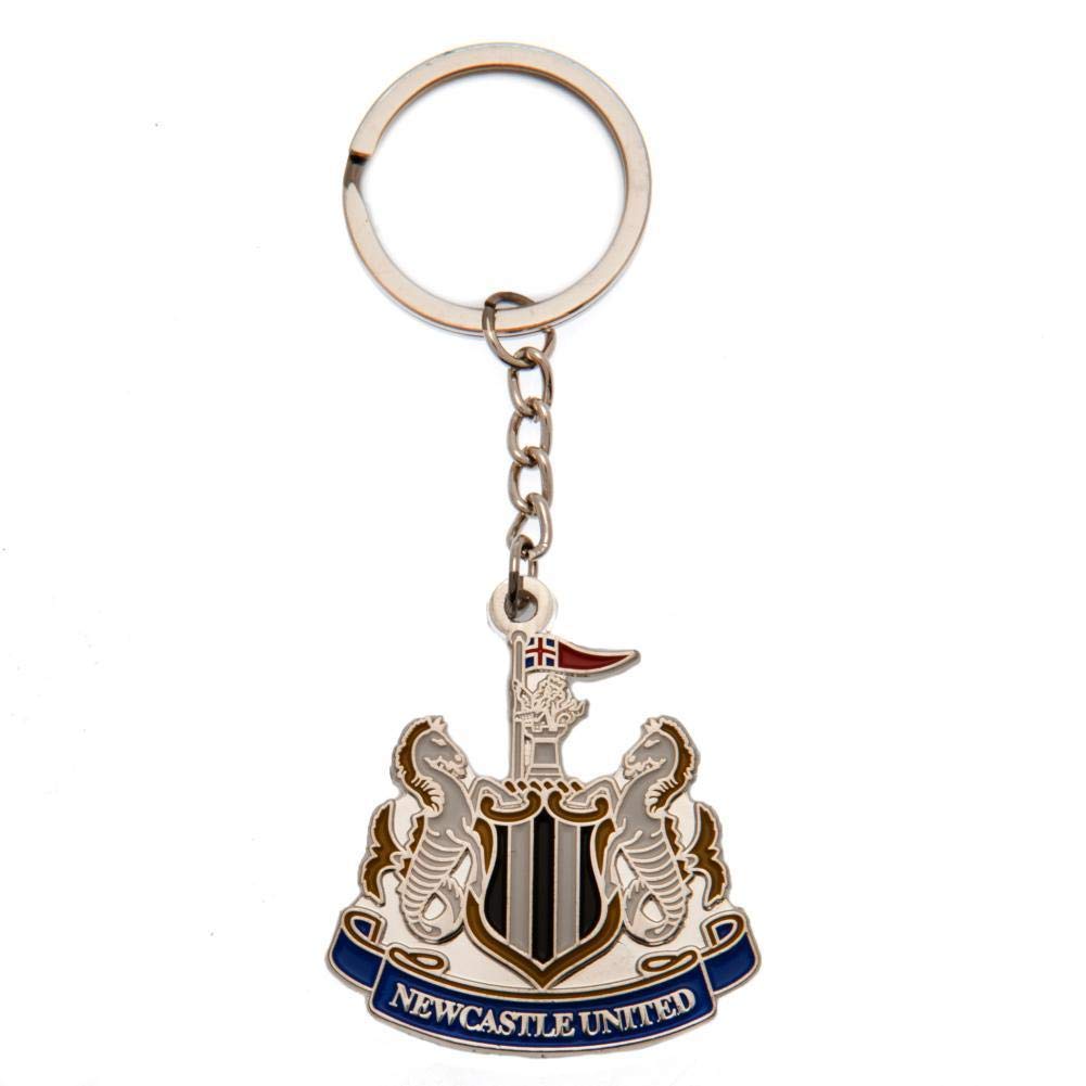 Newcastle United FC Keyring (One Size) (White/Black)