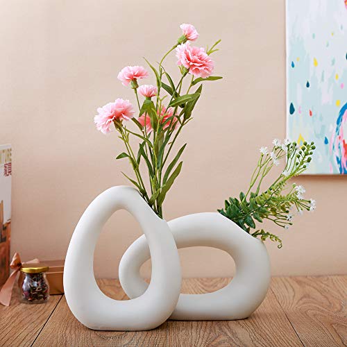 Anding-White-Ceramic-Vase-Droplet-Matte-Surface-Design-Modern-Vase-Family-Wedding-Table-Vase-Perfect-Home-Decor-Vase-LY432516SET