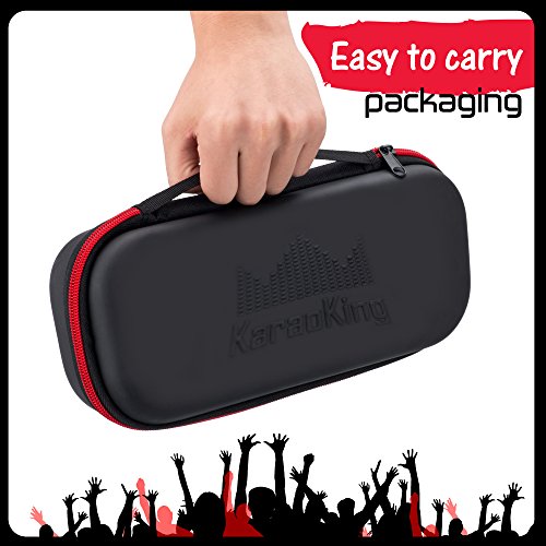 Karaoke-Microphone-H8-20-with-Smartphone-holder-and-LED-Lights-Wireless-Portable-Speaker-Bluetooth-Machine-for-Easy-Connection-to-iPhone-and-Android-The-Perfect-Home-KTV-Karaoke-Singing-Dark-Gray