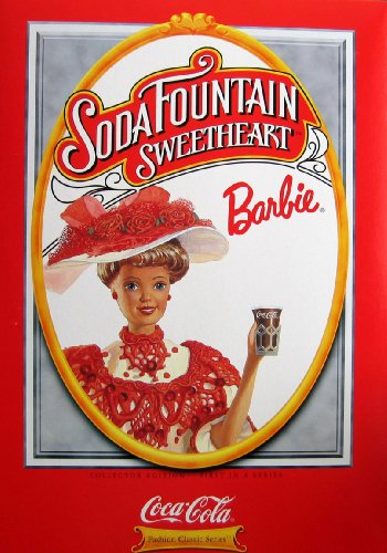 Mattel Soda Fountain Sweetheart Barbie - Coca Cole Barbie - 1st