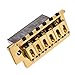 Kmise Electric Guitar Tremolo Bridge Single Locking System For Fender Strat Guitar Parts Replacement (Gold)