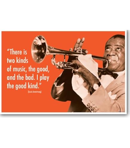 Amazon.com: Posters Forever Louis Armstrong Poster, Satchmo 