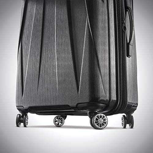 Samsonite Centric 2 Hardside Expandable Luggage with Spinner Wheels, Black, CarryOn 20Inch