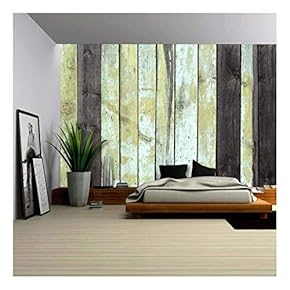 Wood Texture - Removable Wall Mural | Self-Adhesive Large Wallpaper - 66x96 inches