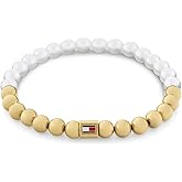 Tommy Hilfiger Women's Jewelry - Bead Stretch Bracelet with Elastic Closure - Ideal for Layering - Classic Jewelry for Everyday Wear - Gift for Her