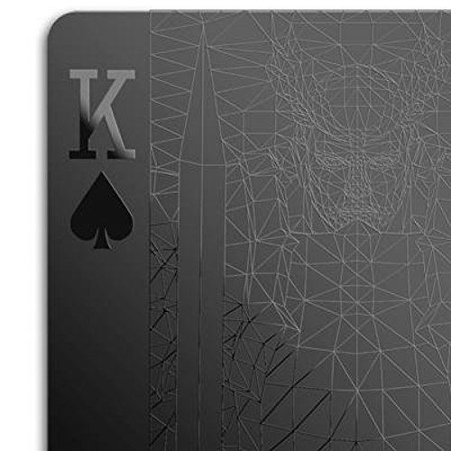 Mollaspace - Black Deck of Playing Cards - By Balance Wu Toys & Games, Games, Standard Playing Card Decks