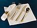 Gold Plastic Silverware Set, 160 Count, Extra Heavy Duty Flatware, Disposable Cutlery Utensils, 80 Forks, 40 Spoons, 40 Knives, Polished Gold, Bulk Pack