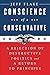 Conscience of a Conservative: A Rejection of Destructive Politics and a Return to Principle