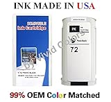 New compatible #72 ink cartridge for HP Designjet T610/620/770/1100/1200- Photo Black(C9370A)