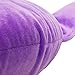 EvZ Emoji Devil Face Emoticon Cushion Stuffed Plush Soft Pillow, Official Certified, 32cm Purple
