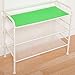 SINGAYE Coat Rack Hall Hree Entryway Bench Storage Shelves with 3-Tier Shoes Clothes Rack Carbon Steel White