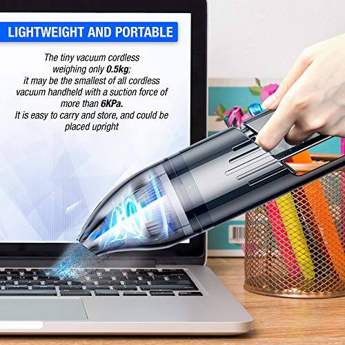 Rovan Ad Cordless Handheld Vacuum Cleaner 2000mAh Battery Powered