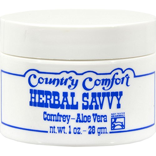 Country Comfort Herbal Savvy Comfrey Aloe Vera 1 Oz Pack Of 2
