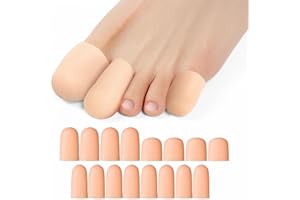 16 Pack Silicone Toe Caps Protectors Covers