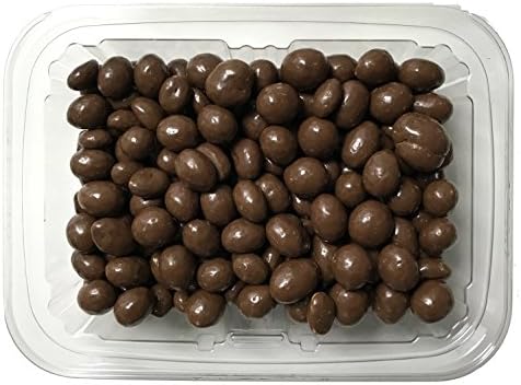 Happy Snacks Chocolate Covered Peanuts - Milk Chocolate - Resealable Tub (1 Pound)