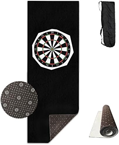 Tataoceanie Yoga Mats, Anchor Circle White Non Slip High Density Anti-Tear Premium Printed Workout Yoga Mat Rug Carpet With Free Carry Bag For Women Men Kids