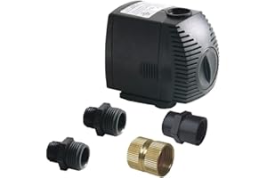 Algreen Products 81062 500GPH Rain Barrel Pump Kit, White
