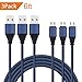 Micro USB Cable, Xcords 3Pack 6FT Micro USB to USB Android Charger Cable, Fast USB Cable for Windows/PS4/XBOX/Camera/MP3 and More