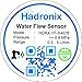 Hadronix 1/4 Quick-Connect Food-Grade Water Flow Meter Hall Sensor HDRX-YF-S402B - Connectors Included - Arduino, Raspberry Pi, and Reverse Osmosis Filter Compatible