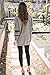 BTFBM Women Boho Long Sleeve Open Front Knit Cardigan with Pockets Bohemian Knitted Sweater Outwear Coat Tops (Grey, Small)