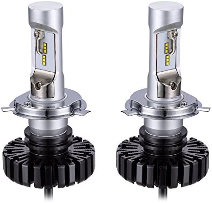 Miho MF6G Auto LED Headlights w/ Original Philips LUMILEDs 6500K 3800LM - 3 Year Warranty (H4)