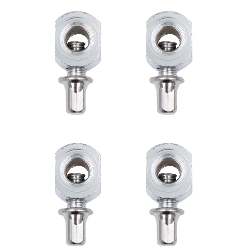 Tiardey 4PCS Bass Drum Pedal Counterweight Inside Diameter 6.5mm Bolted Securely Drum Pedal Accessories for Jazz Rock